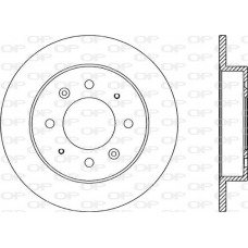 BDA2047.10 OPEN PARTS Гальмівний диск