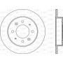 BDA2047.10 OPEN PARTS Гальмівний диск