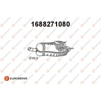 1688271080 EUROREPAR Глушник вихлопних газів кінцевий