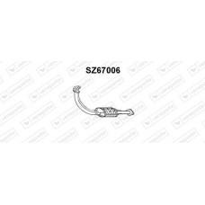 SZ67006 VENEPORTE Предглушник вихлопних газів