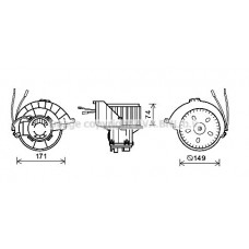 OL8628 AVA QUALITY COOLING Вентилятор салону