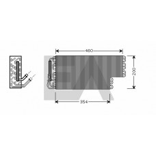 43B50013 EACLIMA Випарник кондиціонера