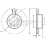 TX 73-15 TOMEX Brakes Гальмівний диск