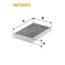 WP2001 WIX FILTERS Фільтр повітря у внутрішньому просторі
