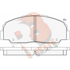RB1022 R BRAKE Комплект гальмівних колодок дисковий гальм