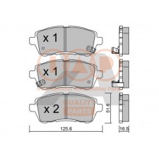 704-03100P IAP QUALITY PARTS Комплект гальмівних колодок дисковий гальм