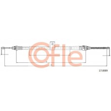 92.17.0009 COFLE Тросик, cтояночный тормоз