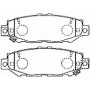 A2N084 AISIN Комплект гальмівних колодок дисковий гальм