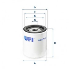 24.370.00 UFI Паливний фільтр