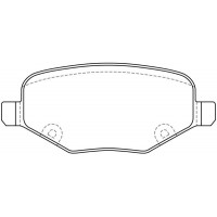 FP1754 FIT КомплеК т гальмівних колодок, дискове гальмо