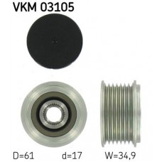 VKM03105 SKF DAYCO VW Шків генератора Touareg 3,2-3,6 -10