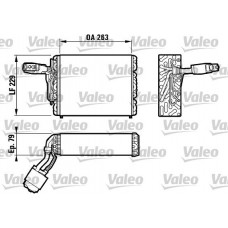 817031 VALEO Випарник кондиціонера