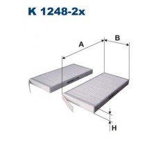 K 1248-2x FILTRON Фільтр повітря у внутрішньому просторі