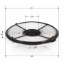 AR125J TECNECO FILTERS Повітряний фільтр