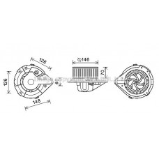 AI8370 AVA QUALITY COOLING Вентилятор салону