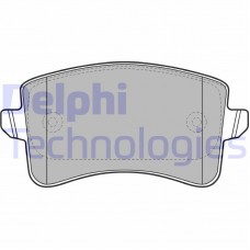LP2106 DELPHI Комплект гальмівних колодок дисковий гальм
