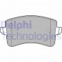 LP2106 DELPHI Комплект гальмівних колодок дисковий гальм