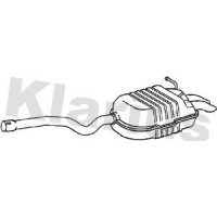 231165 KLARIUS Глушник вихлопних газів кінцевий