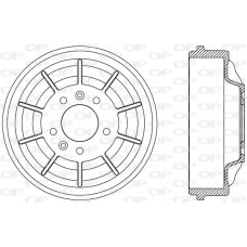 BAD9079.10 OPEN PARTS Гальмівний барабан