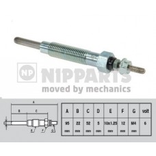 J5715007 NIPPARTS Свічка розжарювання