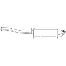 41404 SIGAM Середній глушник вихлопних газів