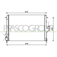 DA220R006 PRASCO Радіатор охолодження двигуна