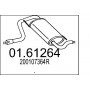 01.61264 MTS Глушник вихлопних газів кінцевий
