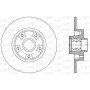 BDA2513.30 OPEN PARTS Гальмівний диск