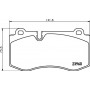 8DB 355 011-401 HELLA Комплект гальмівних колодок дисковий гальм