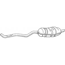 283-277 BOSAL Глушник вихлопних газів кінцевий