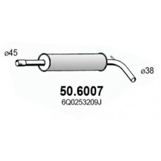 50.6007 ASSO Середній глушник вихлопних газів