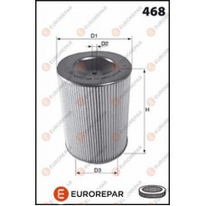 1667444980 EUROREPAR Повітряний фільтр