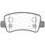 BPA1439.01 OPEN PARTS Комплект гальмівних колодок дисковий гальм