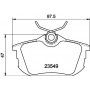 NP3025 NISSHINBO Комплект гальмівних колодок дисковий гальм
