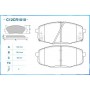 C12CR1010 CWORKS Комплект гальмівних колодок дисковий гальм