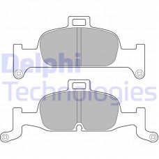 LP3239 DELPHI КомплеК т гальмівних колодок, дискове гальмо