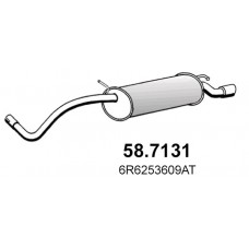 58.7131 ASSO Глушник вихлопних газів кінцевий