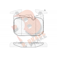RB2093 R BRAKE КомплеК т гальмівних колодок, дискове гальмо