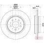 DP-0326C JAPANPARTS Гальмівний диск