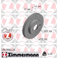 370.3064.20 ZIMMERMANN Гальмівний диск