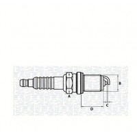 062000776304 MAGNETI MARELLI Свічка запалювання
