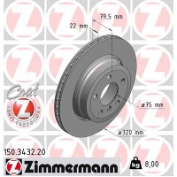 150.3432.20 ZIMMERMANN Гальмівний диск