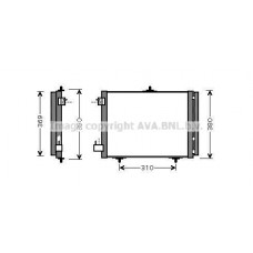 PEA5295D AVA QUALITY COOLING Конденсатор кондиціонера