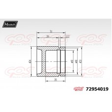 72954019 MAXTECH Поршень корпус скоби гальма