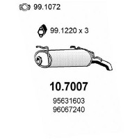 10.7007 ASSO Глушник вихлопних газів кінцевий