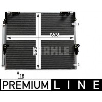 AC 840 000P MAHLE Конденсатор кондиціонера