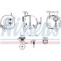 996222 NISSENS Компенсаційний бак охолоджувальна рідина