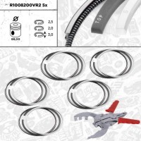 R1008200VR2 ET ENGINETEAM Комплект поршневих кілець