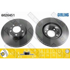 6026451 GIRLING Гальмівний диск