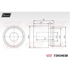 72934038 MAXTECH Поршень корпус скоби гальма